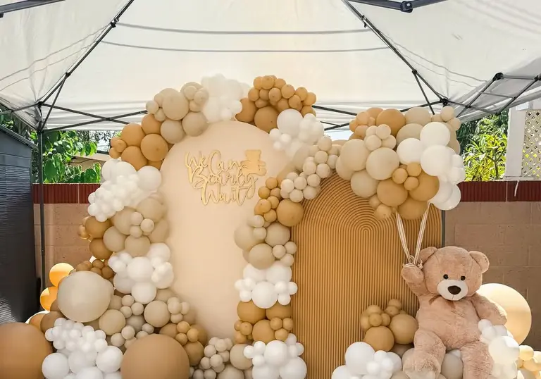 Baby Shower Decor Setup