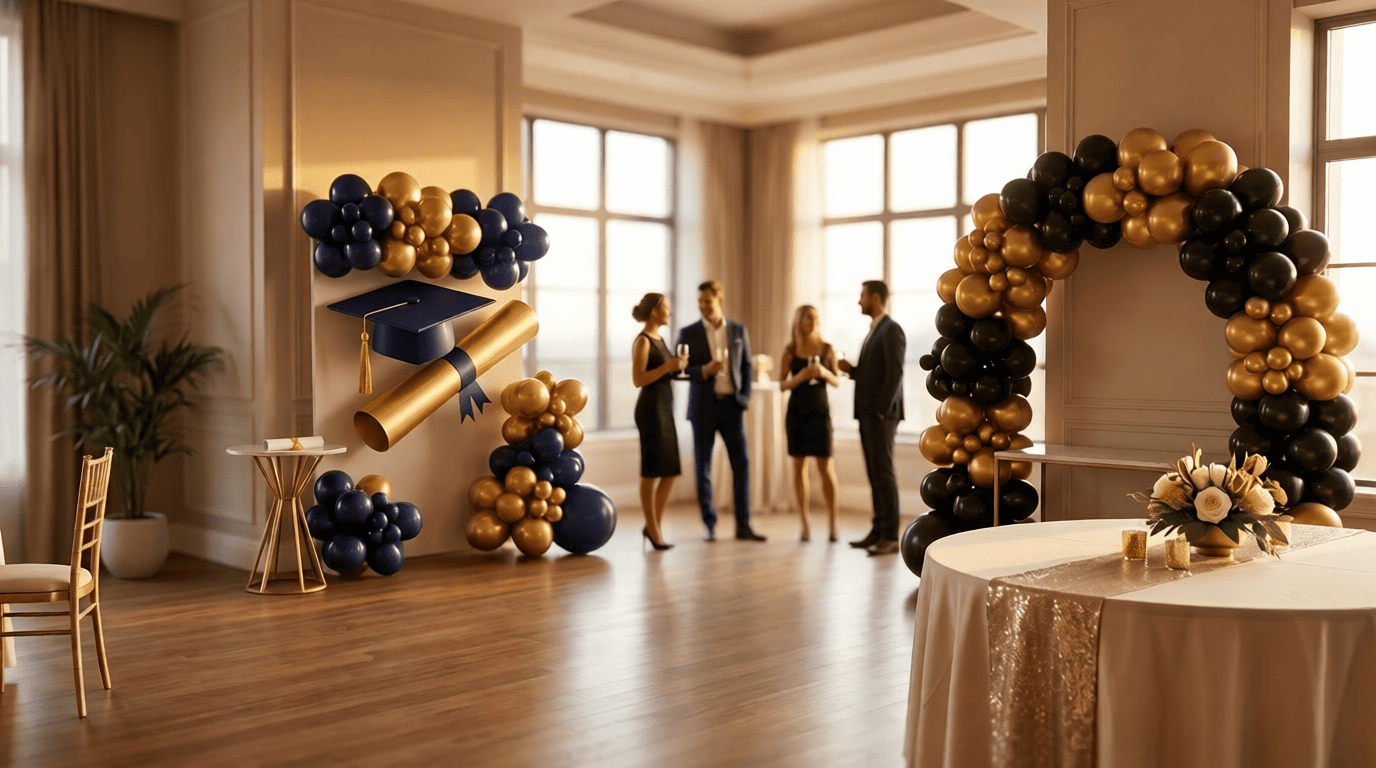 Milestone Celebrations Bristol and Gloucester Retirement and Graduation Décor