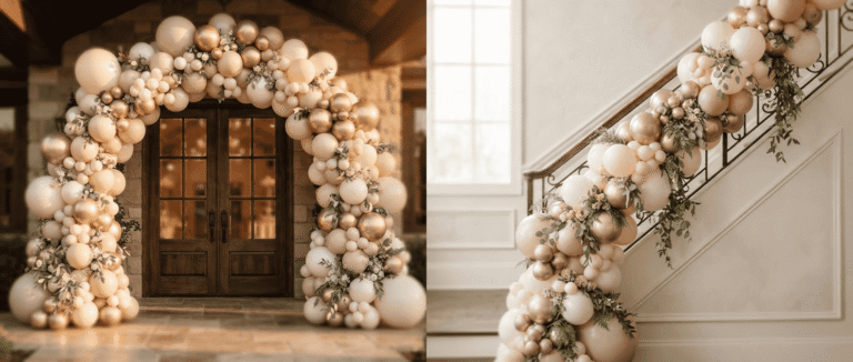 balloon arch vs balloon garland bristol UK