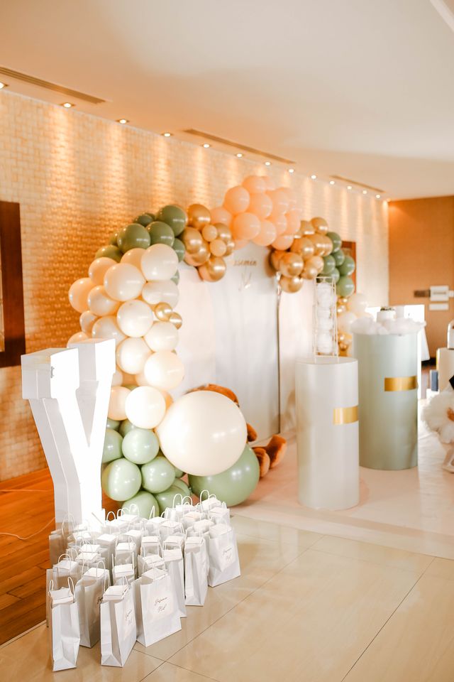 balloon garland event styling Bristol venue