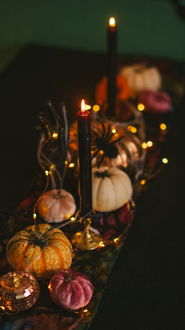 Professionally styled Halloween party decor pricing example in Bristol