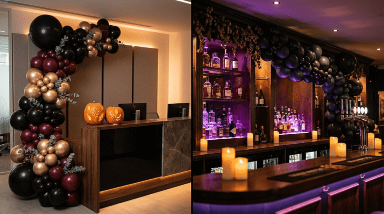 office and pub Halloween decorations Bristol styled by Ignition Signature Events