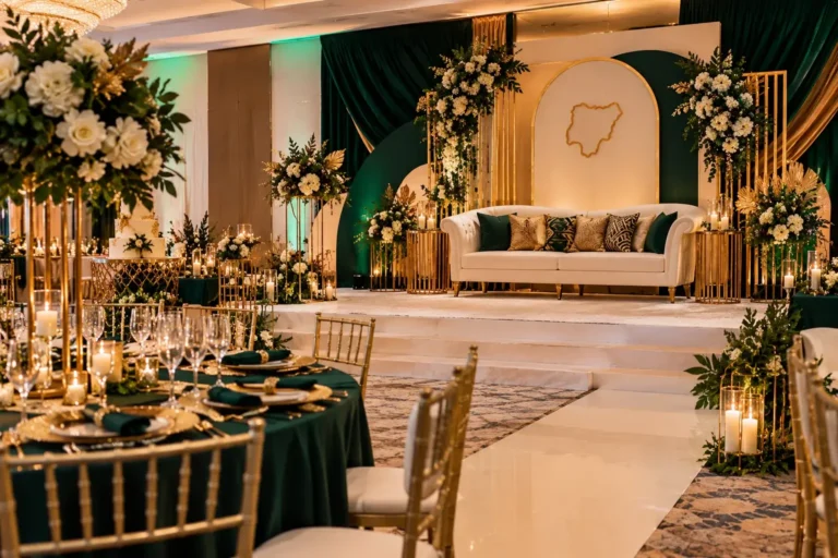 Nigerian Wedding Venue Styling and Décor