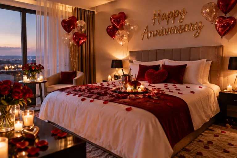 anniversary room decoration